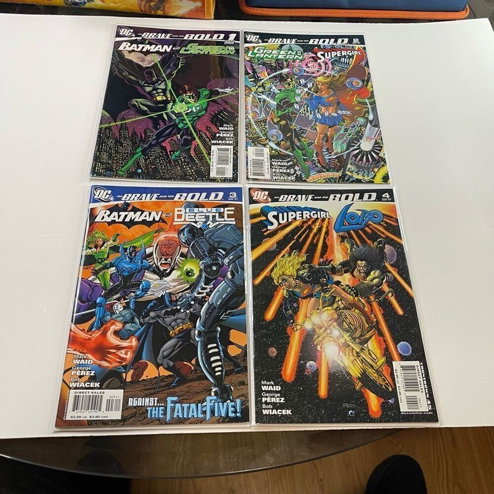 The Brave and the Bold Comic Book Lot (3rd Series) Issues 1 2 3 4 DC Batman Gree